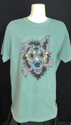 CARY MORIN & GHOST DOG VINTAGE GREEN T