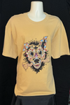 CARY MORIN & GHOST DOG T VINTAGE YELLOW