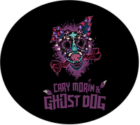 Cary Morin & Ghost Dog 3" Vinyl Sticker Purple/Blk