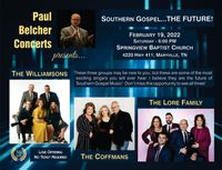 Paul Belcher Concerts