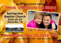 Annual Thanksgiving Eve Service