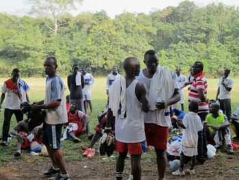 after training in Aggrey Park, Cape Coast

