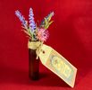 Mini Brown Bottle with Mixed Flowers  (free shipping)