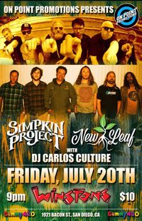 Simpkin Project and New Leaf with DJ Carlos Culture
