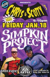 Chris & Scottys Birthday Bash with special guest Simpkin Project