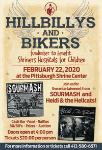 Shriner's Fundraiser with SOURMASH and Heidi & The Hellcats