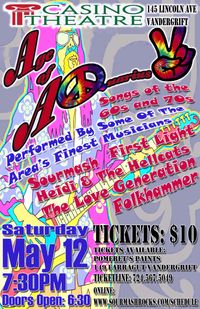 Age Of Aquarius - Tickets Are Now Available at Pomfret's, Tees N Tops and at the Door