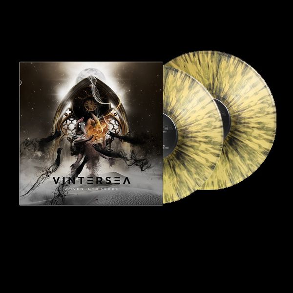 VINTERSEA: Woven Into Ashes - 2LP colored vinyl ltd to 500 on gilded rain splatter 