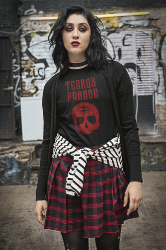 Alternative Girl wearing Terror Parade Shirt