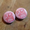 Pink Totoro "chop" button