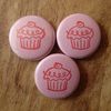 Pink Cupcake button