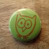Green Owl button #7