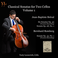 Classical Sonatas for Two Cellos, Volume 1 by Yuriy Leonovich