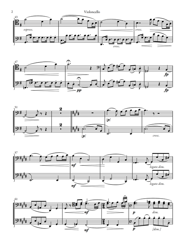 Dvořák -  String Serenade, Op. 22 (Cello Part with tenor clef)