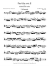 J. S. Bach - Partita No. 2, BWV 1004 (Transcribed for Cello Solo)