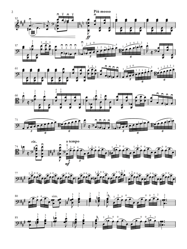 Leonovich - Cadenza-Fantasia No. 1 for Cello Solo (after Rimsky-Korsakov's Capriccio Espagnol)