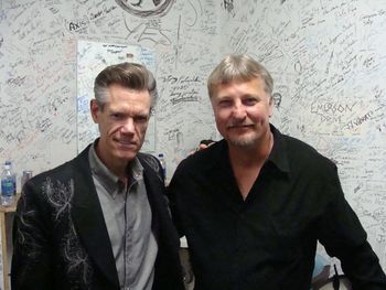 Randy Travis & Me in the green room of the Surf Ballroom
