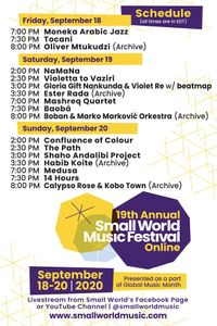 Small World Music Festival (Online edition)