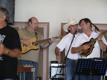 Rick Buck & Dale decided to have a jam with Dwayne Elix's band - Central Coast CM Festival
