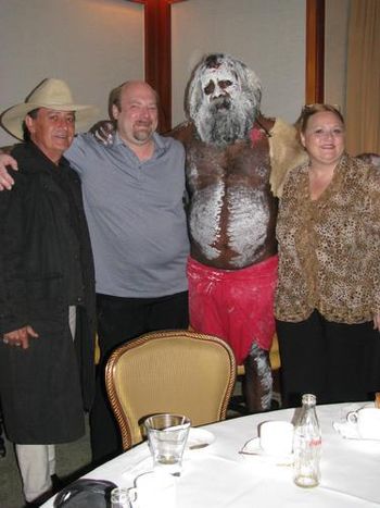 Dale, Rick Buck, Goomblar & Tracy at Dale's Private Function performance, The Rocks, Sydney
