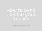 How to Sync License your music ( PDF download ) 