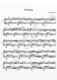 Drifting - Piano Sheet Music
