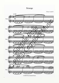 Strange PDF - Full Piano Transcription