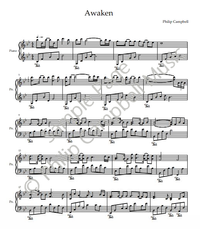 Awaken PDF - Full Piano Transcription