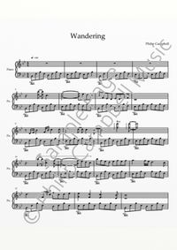 Wandering PDF - Full Piano Transcription