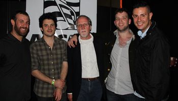 ASCAP 2011 Showcase with my son Matthew (2nd from right) & his band Caveman
