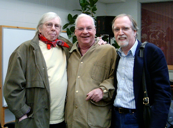 With Bob Brookmeyer & Rob McConnell at Mohawk College, Ontario
