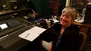 Lorinda at Blue's Studio in Nashville, TN
