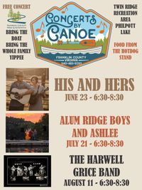 Concerts by Canoe