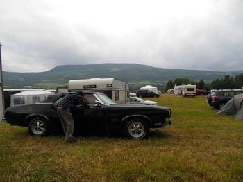 Ben going gaga over American cars in Norway
