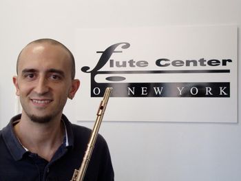 At the Flute Center of NYC - 2012
