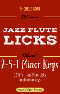 10 II-V-I Minor Jazz Flute Licks | FREE Demo
