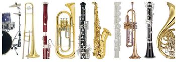 Saxes French Horns Trumpets
