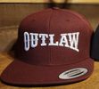 Maroon Cap with White Outlaw Logo