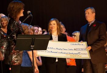 Presentation of proceeds to the Dr. H. Bliss Murphy Cancer Care Foundation
