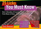 '25 Guitar Licks You Must Know' - E-book and Audio