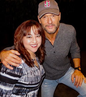 with TIM McGRAW, country music artist
