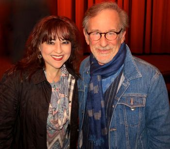 with STEVEN SPIELBERG
