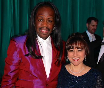 with EARTH WIND & FIRE's, VERDINE WHITE
