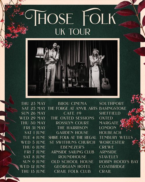Those Folk UK Tour Poster