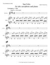 "San Felio for Alto Saxophone and Piano" (Score and Part)