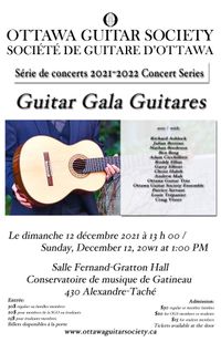Ottawa Guitar Society - Guitar Gala Series