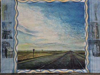 The History of Transportation in Saskatchewan - watercolour
