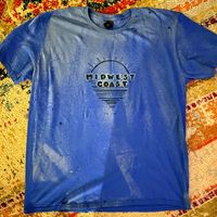 MWC Logo Tshirt Distressed Blue XL