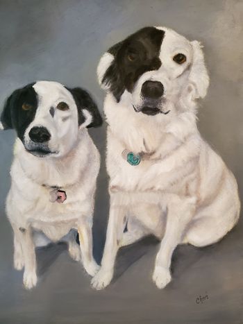 Mabel (Mama) & WallyOil 16" x 20"
