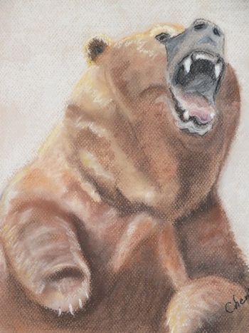 GrizzlyPastel9" x 12"
